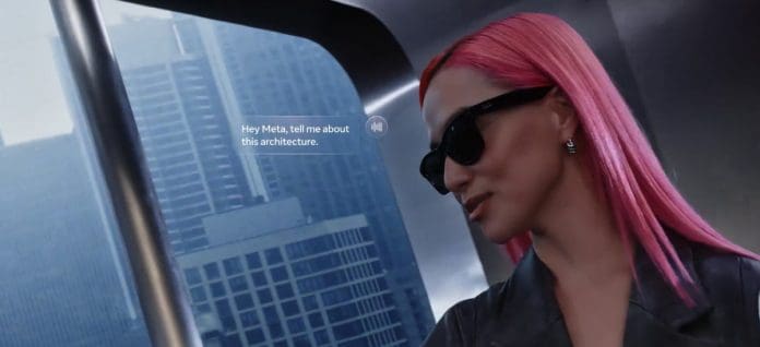 Ray-Ban Meta 広告画面 / 写真提供=Meta Ray-Ban Meta 広告画面 / 写真提供=Meta